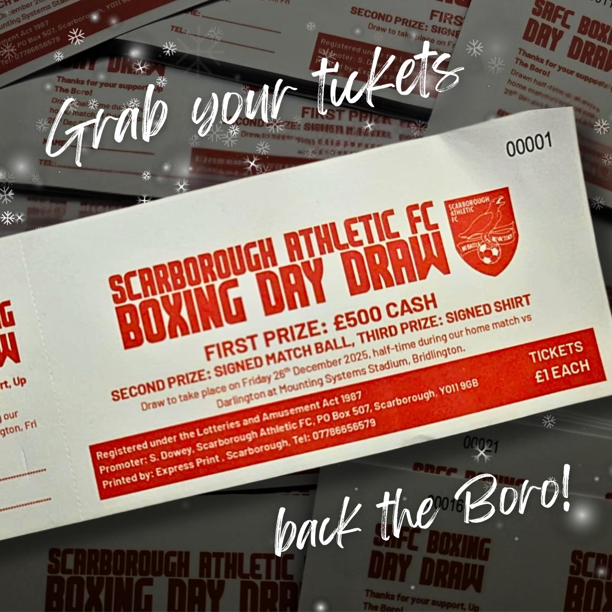 Boxing Day Draw Entry